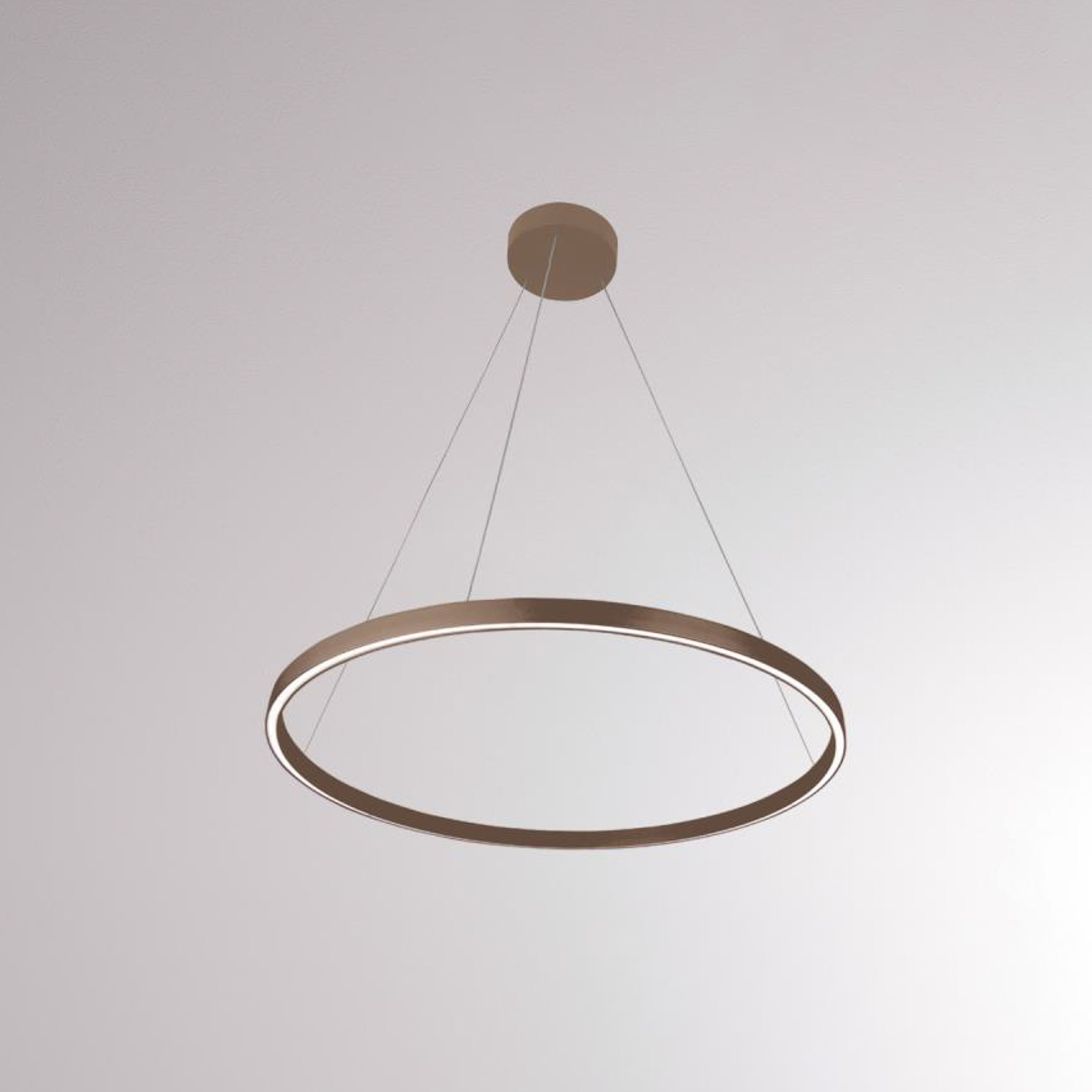 Perfora M LED-pendellampa Ø 60 cm terra